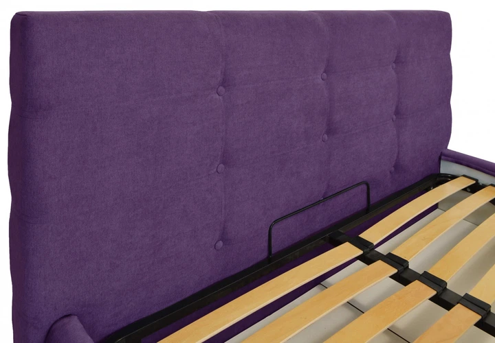 Кровать Manchester Standart 120 х 190 см Мисти Dark Violet Фиолетовая - изображение 3