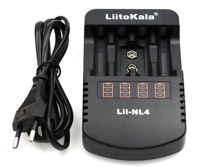 Универсальное ЗУ Liitokala NL4 4 канала Ni-Mh, 220V, LED - Фото 7 Универсальное ЗУ Liitokala NL4 4 канала Ni-Mh, 220V, LED - изображение 7