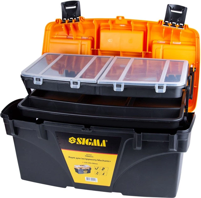Ящик для инструмента Sigma Mechanic 510 х 290 х 280 мм (7404211) - изображение 4