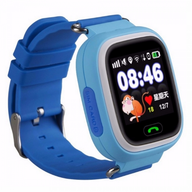 Детские умные смарт часы-телефон с GPS трекером Baby Smart Watch Q90S ...