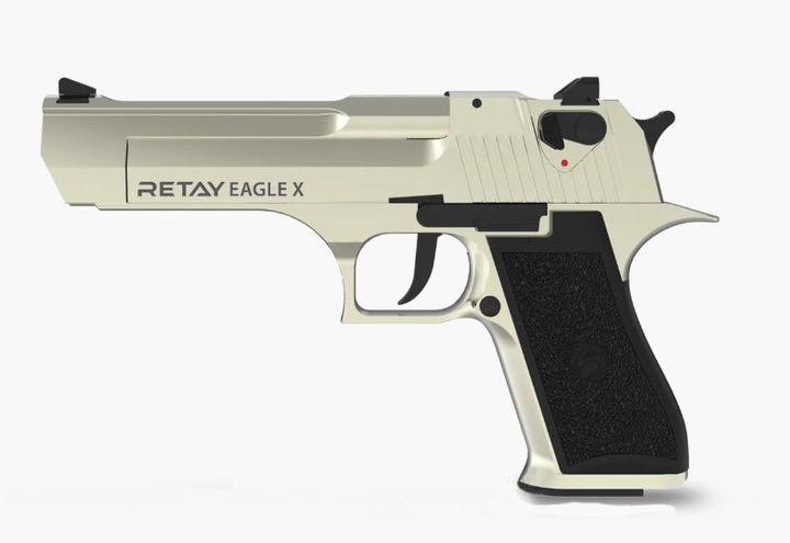 Пістолет стартовий Retay Eagle X кал. 9 мм. Колір - satin. 11950380 - зображення 1