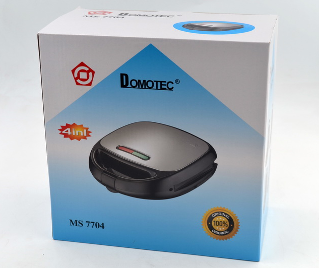 Сендвичница, вафельниця, гриль 4 в 1 Domotec MS 7704 - Фото 5 Сендвичница, вафельниця, гриль 4 в 1 Domotec MS 7704 - зображення 5