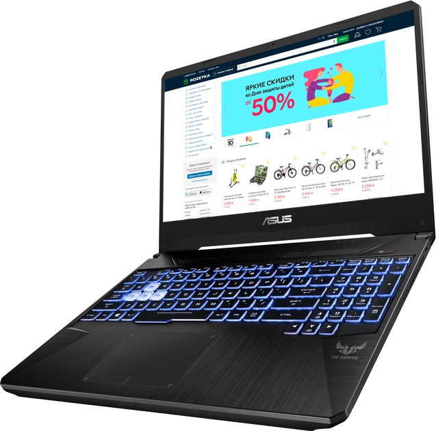 Ноутбук ASUS TUF Gaming FX505DU-AL052 (90NR0272-M02300) Stealth Black - Фото 4 Ноутбук ASUS TUF Gaming FX505DU-AL052 (90NR0272-M02300) Stealth Black - изображение 4