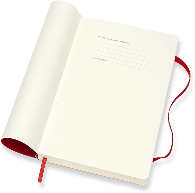 Ежедневник Moleskine 2020 13 х 21 см 400 страниц Красный Мягкая обложка (8058647628806) - Фото 2 Ежедневник Moleskine 2020 13 х 21 см 400 страниц Красный Мягкая обложка (8058647628806) - изображение 2