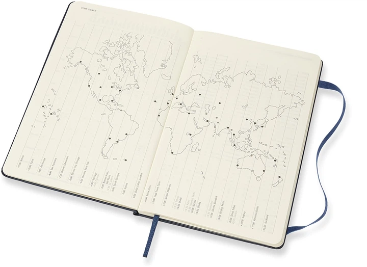 Еженедельник Moleskine 2019-2020 13 х 21 см 208 страниц Сапфир (8058647629476) - изображение 4