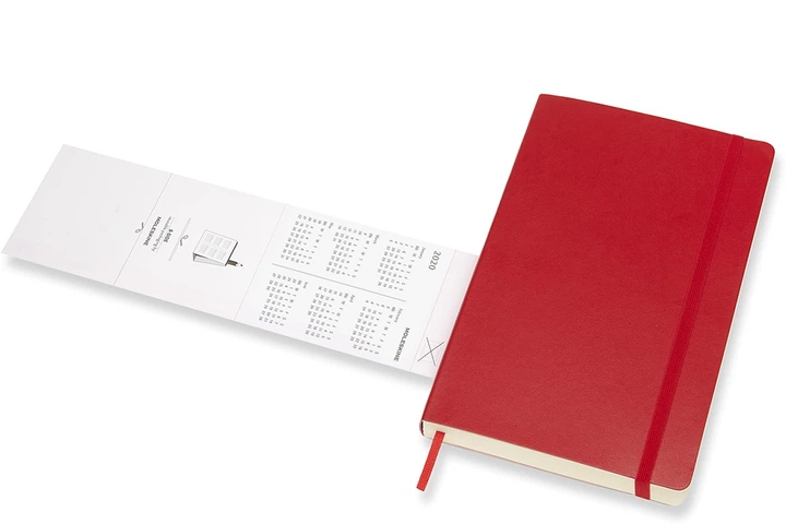 Ежедневник Moleskine 2020 13 х 21 см 400 страниц Красный Мягкая обложка (8058647628806) - Фото 6 Ежедневник Moleskine 2020 13 х 21 см 400 страниц Красный Мягкая обложка (8058647628806) - изображение 6