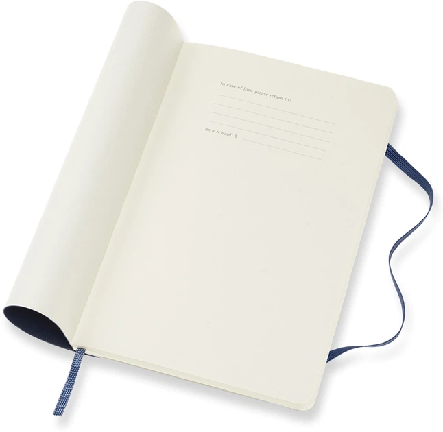Еженедельник Moleskine 2020 13 х 21 см 144 страницы Сапфир Мягкая обложка (8058647629223) - Фото 2 Еженедельник Moleskine 2020 13 х 21 см 144 страницы Сапфир Мягкая обложка (8058647629223) - изображение 2