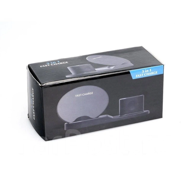 Док-станція бездротова wireless fast charger 3 в 1 5660 - изображение 5