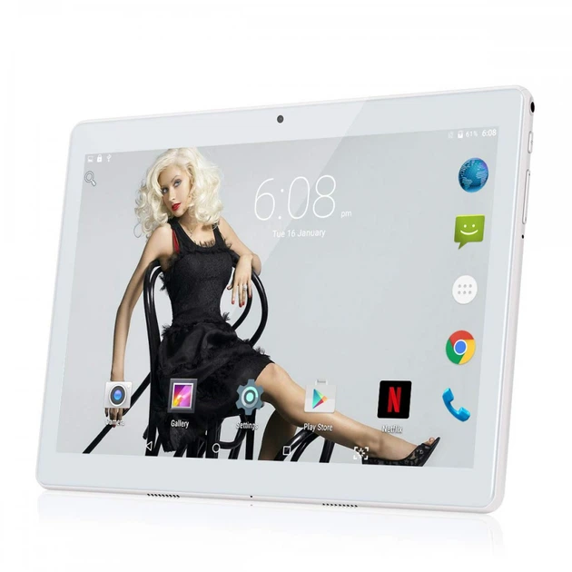 Планшет Padgene S10 10.1"IPS 1280*800 Android 7.0 QuadCore Dual Sim 2/32Gb Blue - изображение 5