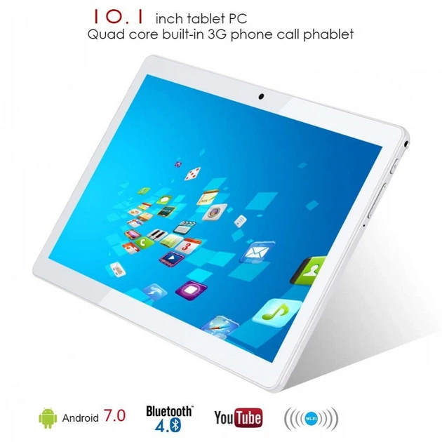 Планшет Padgene M10 10.1"IPS 1280*800 Android 7.0 QuadCore 2/32Gb Gold - изображение 3