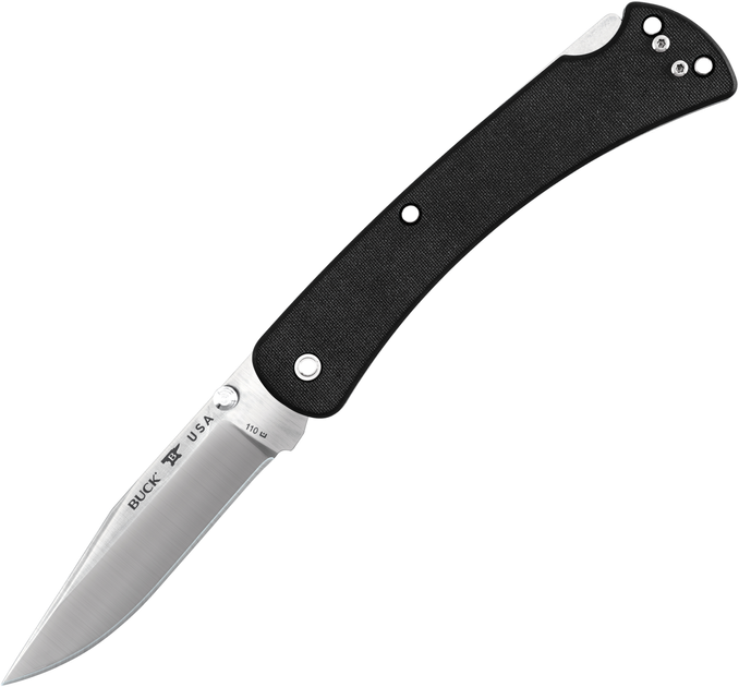 Карманный нож Buck 110 Slim Pro Black (110BKS4) - изображение 1