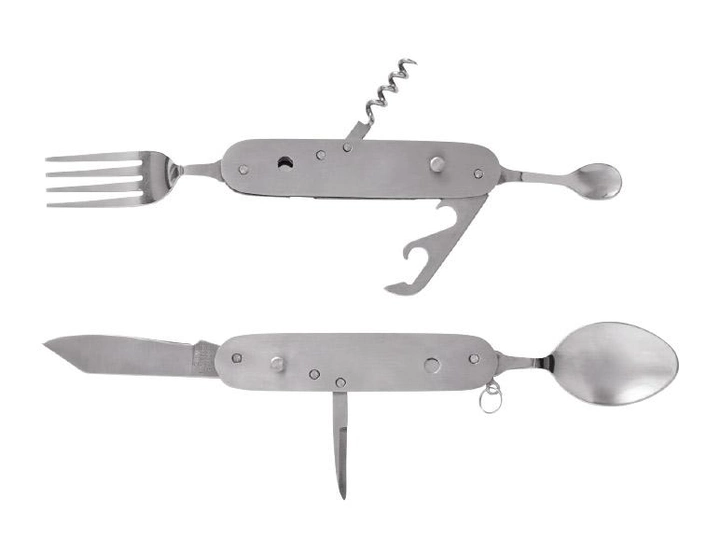 Нож разкладной туристический Crivit металлик-черный M13-330036 - изображение 1