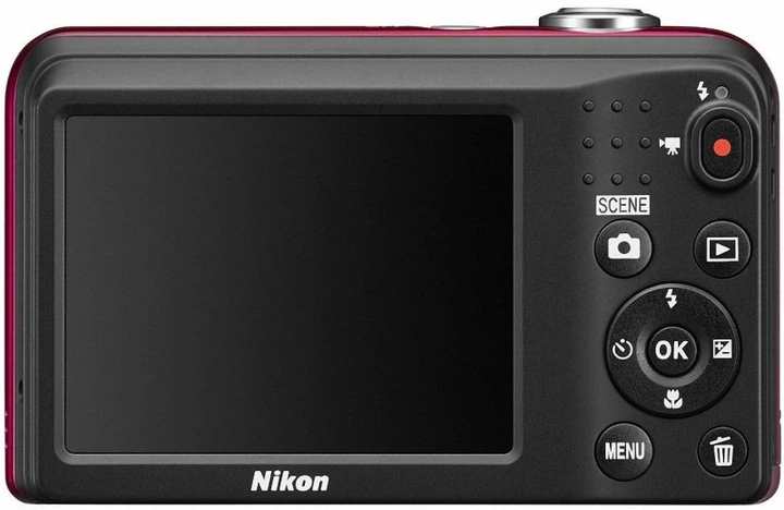 NIKON Coolpix A10 Красный (VNA982E1) - Фото 4 NIKON Coolpix A10 Красный (VNA982E1) - изображение 4