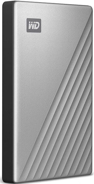 Накопитель внешний HDD 2.5" USB 1.0TB WD My Passport Ultra Silver (WDBC3C0010BSL-WESN) - изображение 3