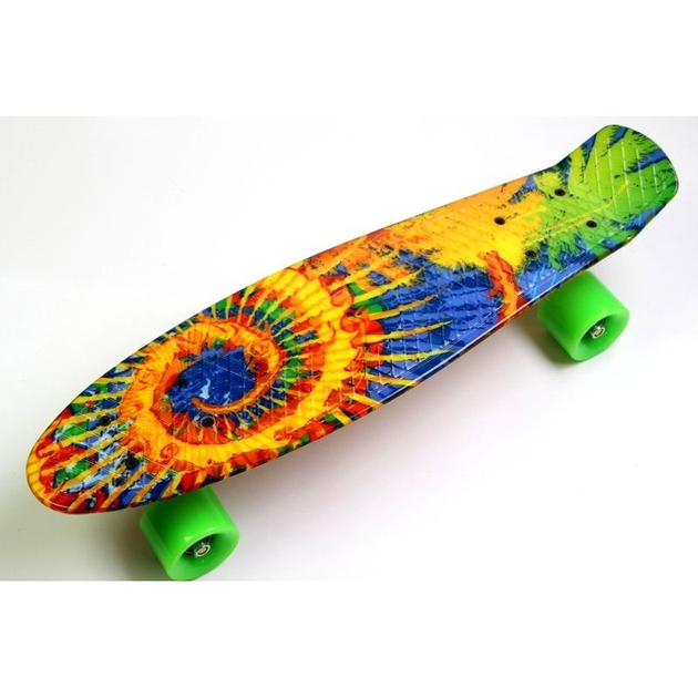 Пенни борд Penny Board Sunflowers 22" с салатовыми колесами – фото ...