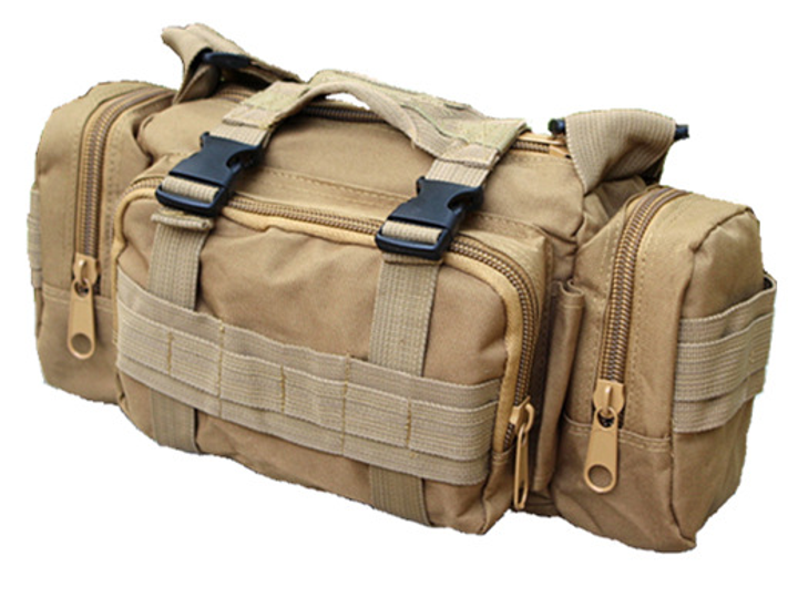 Тактическая универсальная поясная, наплечная сумочка RealTactic Кайот - изображение 1