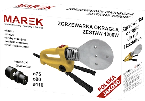Паяльник для пластикових труб Marek ZO-110 1200W - зображення 2