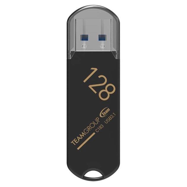 Флеш-накопитель USB3.1 128GB Team C183 Black (TC1833128GB01) - Фото 1 Флеш-накопитель USB3.1 128GB Team C183 Black (TC1833128GB01) - изображение 1
