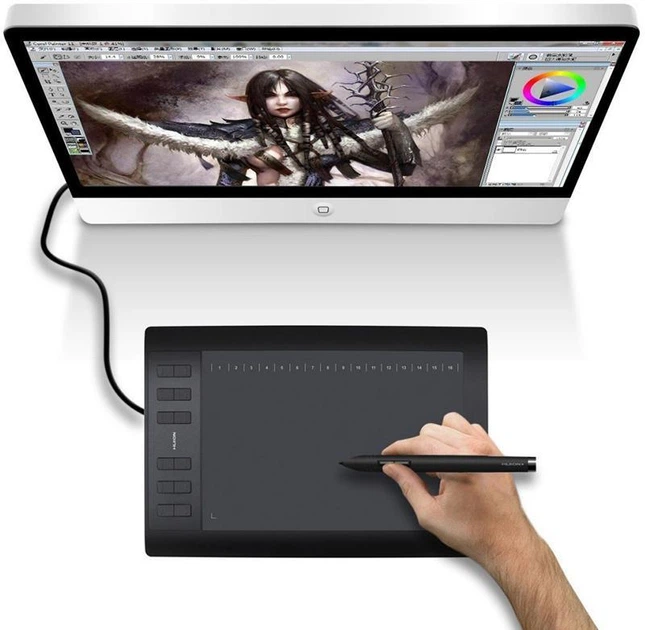 Графический планшет Huion New 1060Plus + перчатка - изображение 7