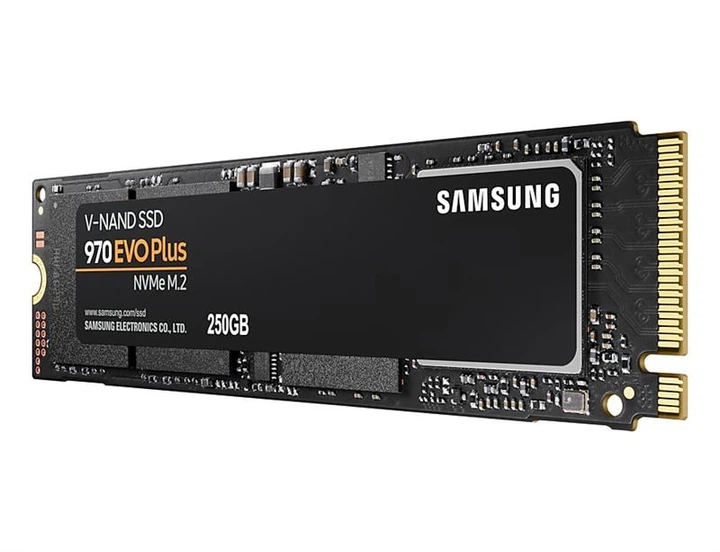 Накопитель SSD 250GB Samsung 970 EVO Plus M.2 PCIe 3.0 x4 V-NAND MLC (MZ-V7S250BW) - изображение 2