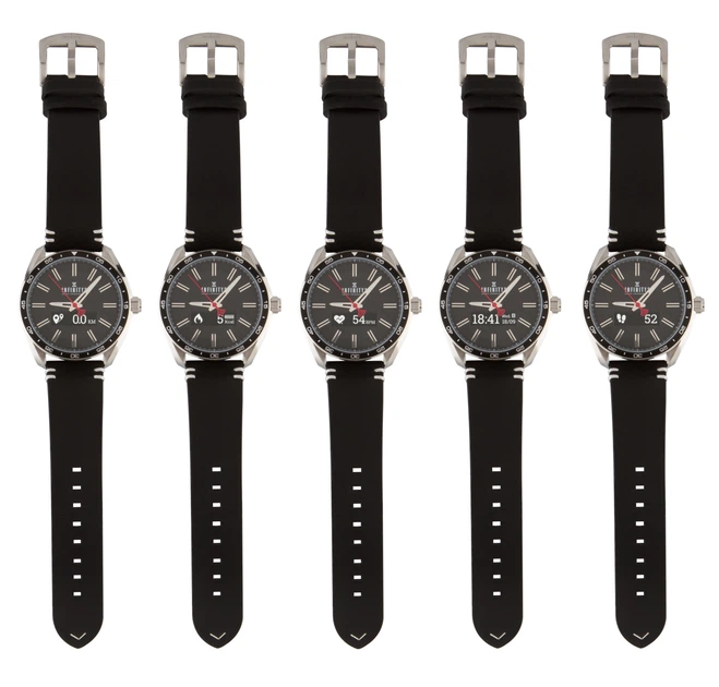 Смарт-часы водонепроницаемые с пульсометром INFINITYS X10 45mm Swiss Classic Chrono Steel-black - Фото 8 Смарт-часы водонепроницаемые с пульсометром INFINITYS X10 45mm Swiss Classic Chrono Steel-black - изображение 8