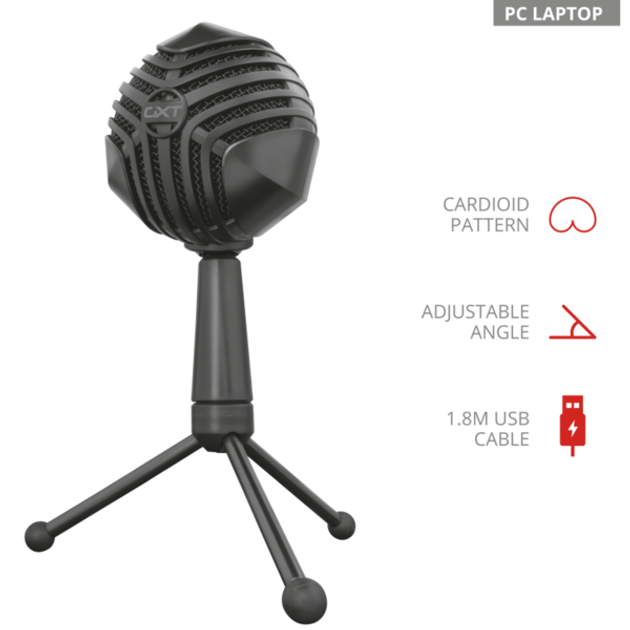 Микрофон Trust GXT 248 Luno Streaming Microphone USB – фото, отзывы ...