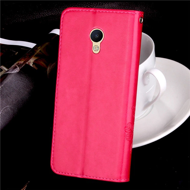Чехол Clover для Meizu M3 / M3s / M3 mini книжка книжка кожа PU с визитницей малиновый - Фото 3 Чехол Clover для Meizu M3 / M3s / M3 mini книжка книжка кожа PU с визитницей малиновый - изображение 3