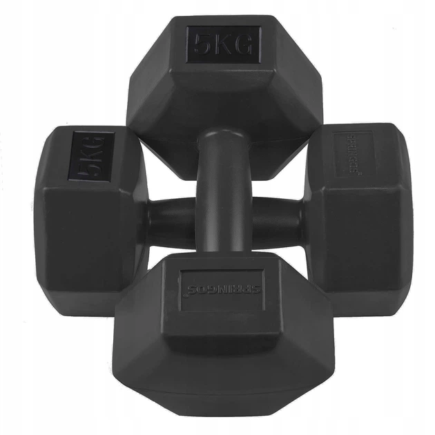 Гантели Springos Hex 2 x 5 кг FA1036 - изображение 3