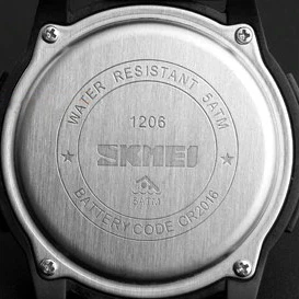 Наручні годинники Skmei 1206 All Black - Фото 2 Наручні годинники Skmei 1206 All Black - зображення 2