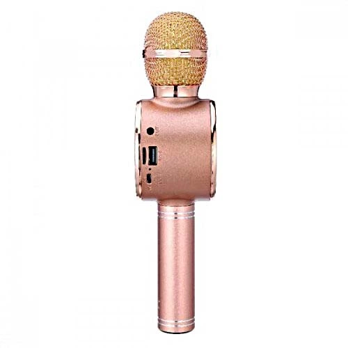 Микрофон-колонка bluetooth WS-668 peach Wster - изображение 2