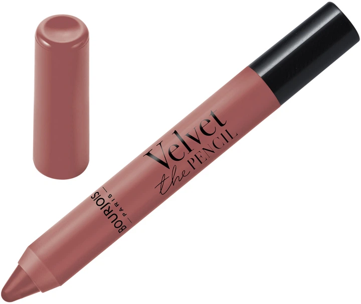 Карандаш для губ Bourjois Velvet the Pencil матовый 03 Rosy Beige 3 г (3614227208889) - Фото 4 Карандаш для губ Bourjois Velvet the Pencil матовый 03 Rosy Beige 3 г (3614227208889) - изображение 4