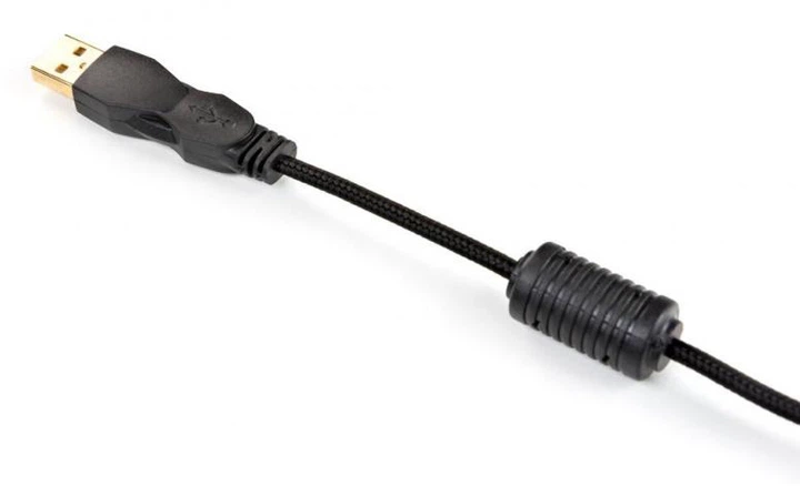 Клавіатура дротова Vinga KBGM160 Outemu Blue USB Black - зображення 6