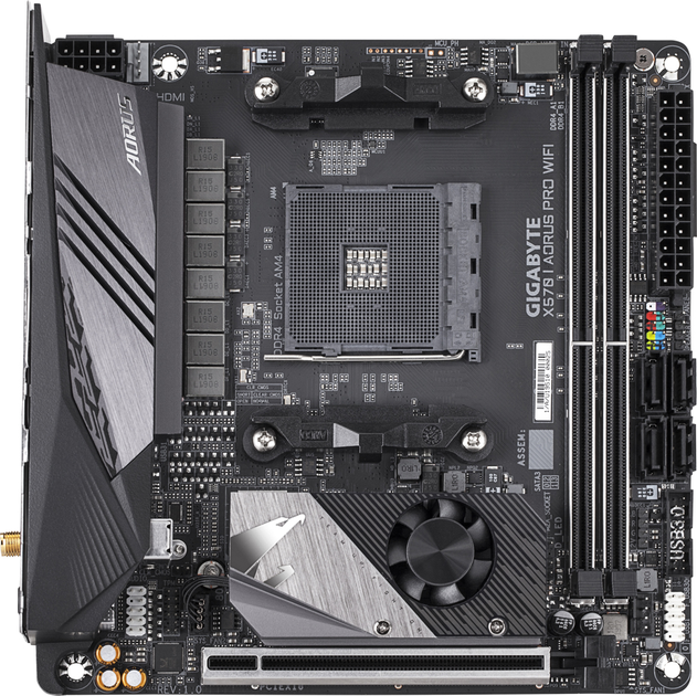 Материнская плата Gigabyte X570 I Aorus Pro Wi-Fi (sAM4, AMD X570, PCI ...