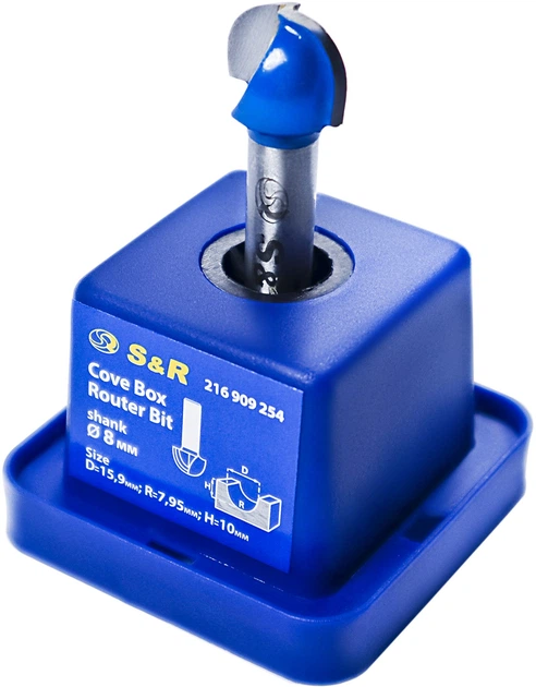 Фреза для дерева S&R 15.9х7.95х10 мм (216909254) - зображення 2