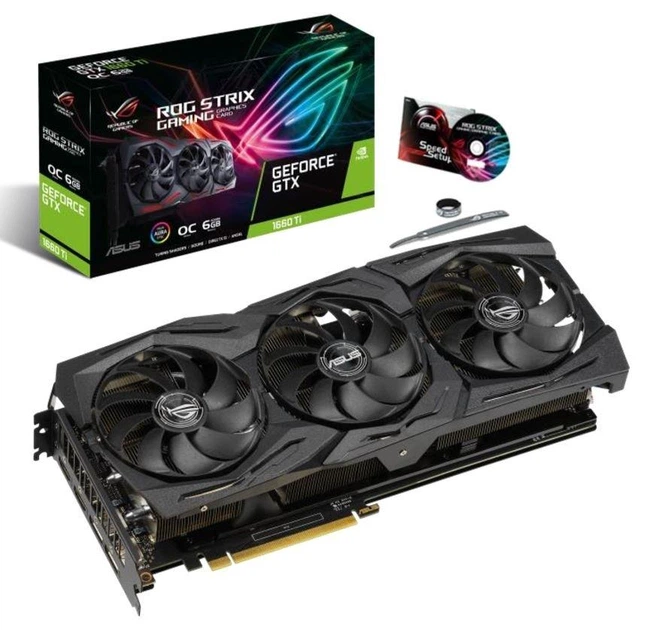 ス*7様 ASUS GeForce GTX 1660 Ti OC Edition Видеокарта Asus PCI-Ex GeForce GTX 1660 Ti TUF Gaming OC