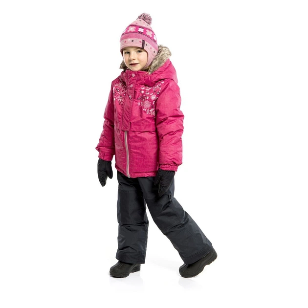 Зимовий термокомплект Peluche&Tartine F18M64EF-Candyberries_Deepgray рожевий 96 - 104 см (F18M64EF-Candyberries_Deepgray-3) - зображення 3