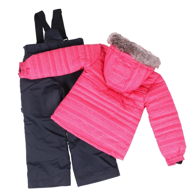 Зимний термокомплект Peluche&Tartine F18M60EF-Coral_Deepgray коралловый 114 - 122 см (F18M60EF-Coral_Deepgray-6) - изображение 2