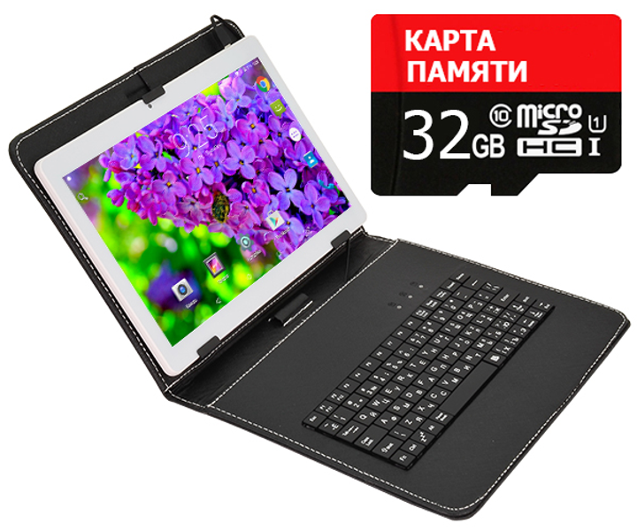 Планшет-Телефон CONTIXO KT107 3G 10.1" 16GB ROM GPS Silver + Чехол ...