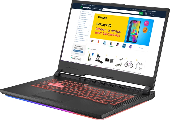 Ноутбук ASUS ROG Strix G531GT-AL029 (90NR01L3-M10560) Black – фото