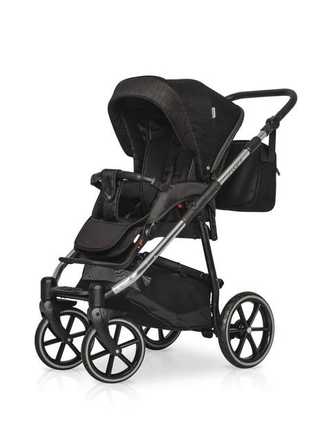 Детская универсальная коляска 2 в 1 Riko Swift Premium 13 Carbon - Фото 4 Детская универсальная коляска 2 в 1 Riko Swift Premium 13 Carbon - изображение 4