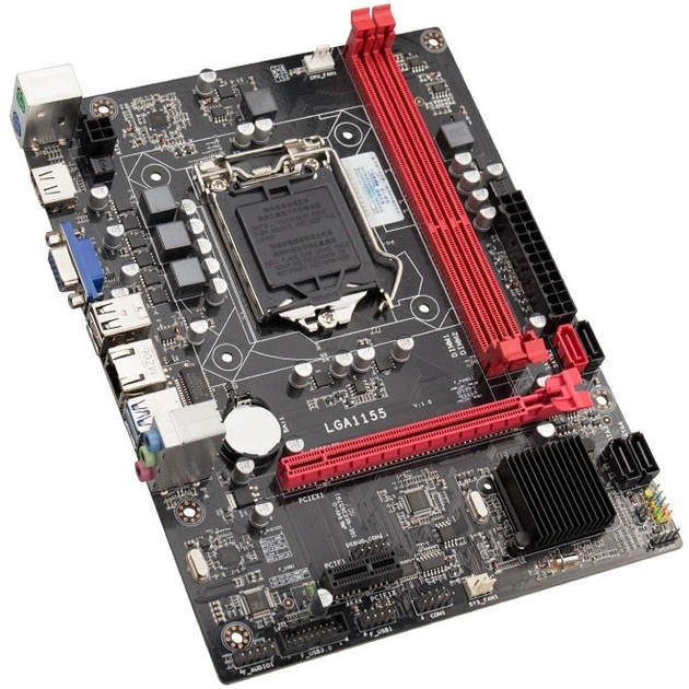 Материнська плата Jingsha B75 (s1155, Intel B75, PCI-Ex16) - Фото 2 Материнська плата Jingsha B75 (s1155, Intel B75, PCI-Ex16) - изображение 2