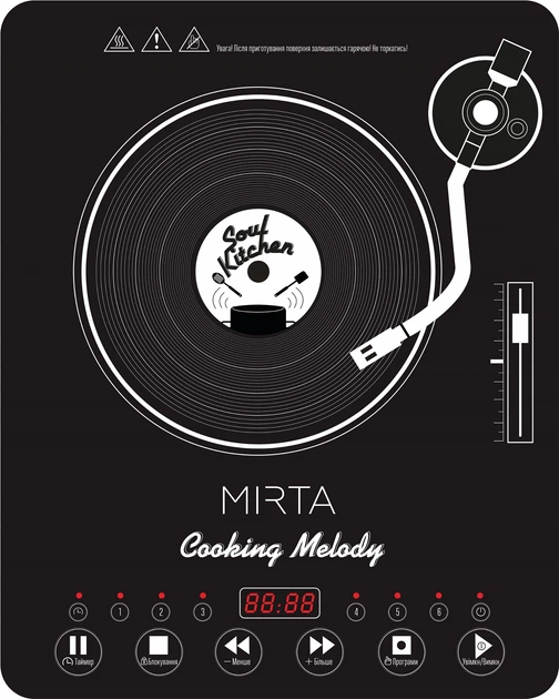 Настольная плита MIRTA Cooking Melody IP-8915 – фото, отзывы