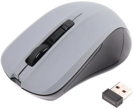Мышь Maxxter Mr-337-Gr Wireless Gray - изображение 3