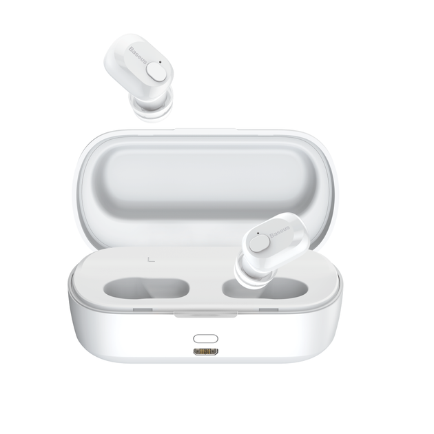 Беспроводные наушники BASEUS Encok W01 TWS Wireless Белые (NGW01-02) - Фото 1 Беспроводные наушники BASEUS Encok W01 TWS Wireless Белые (NGW01-02) - изображение 1