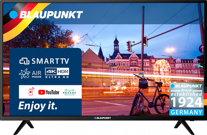 Телевизор blaupunkt 43un265t как подключить интернет с телефона