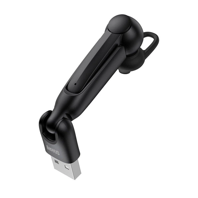 Бездротова Bluetooth гарнітура Baseus Encok Wirelless Earphones A05 + USB док-станція Black (NGA05-01) - Фото 3 Бездротова Bluetooth гарнітура Baseus Encok Wirelless Earphones A05 + USB док-станція Black (NGA05-01) - зображення 3