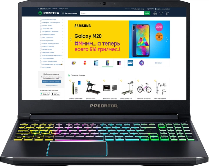 Ноутбук Acer Predator Helios 300 PH315-52 (NH.Q54EU.06G) Abyssal