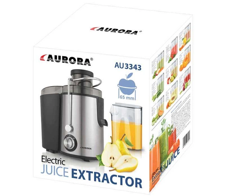 Соковитискач Aurora 3343AU 1000 Вт під ціле яблуко - Фото 2 Соковитискач Aurora 3343AU 1000 Вт під ціле яблуко - зображення 2