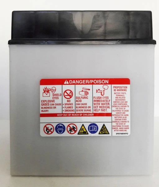 Мото акумулятор YUASA YB30CL-B 30 Аһ, 300 А, (-/+), 168x132x192 мм - зображення 5