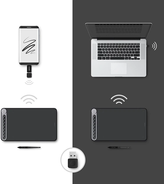 Tablet graficzny Huion Inspiroy Dial Q620M - obraz 8